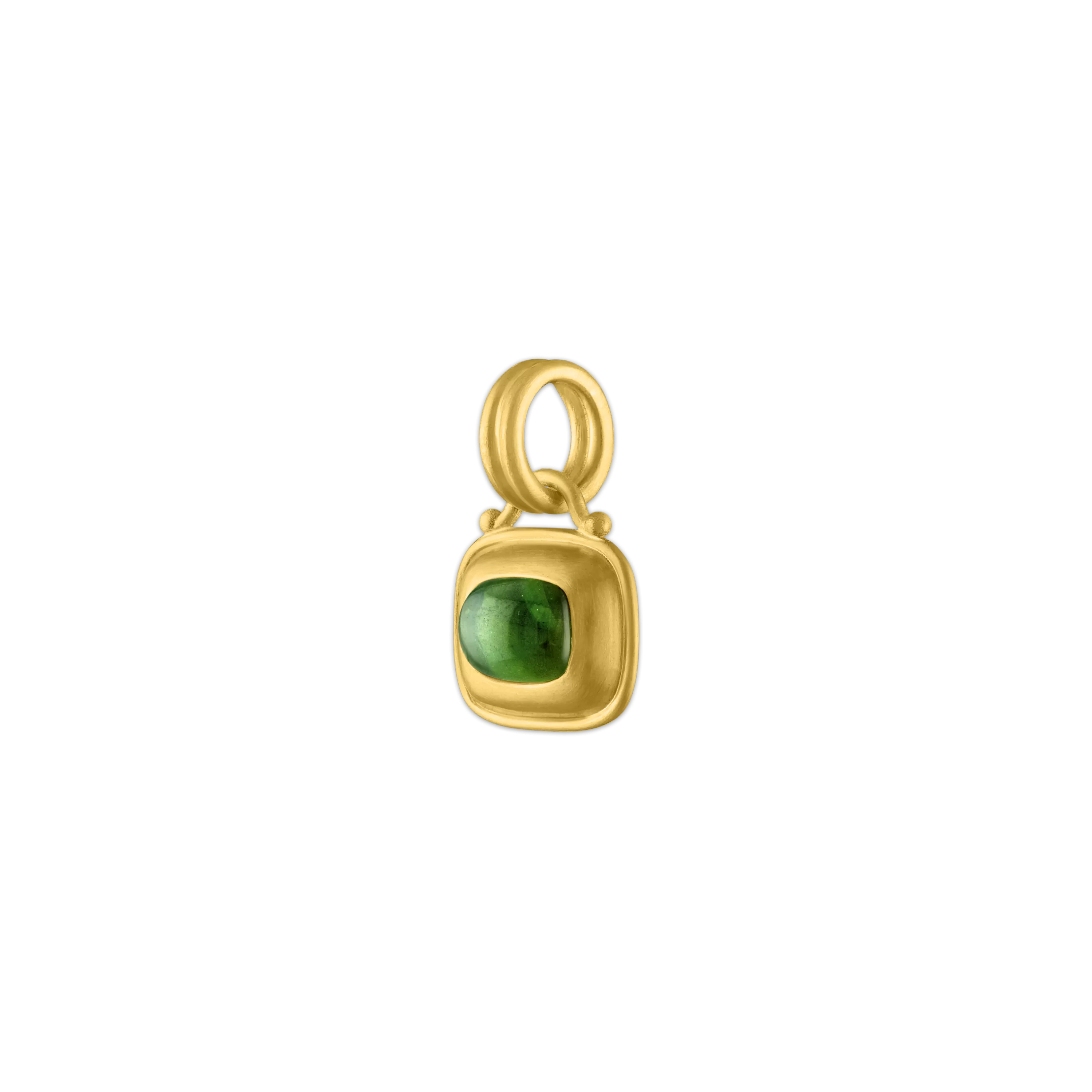 Green Tourmaline Capsa Pendant