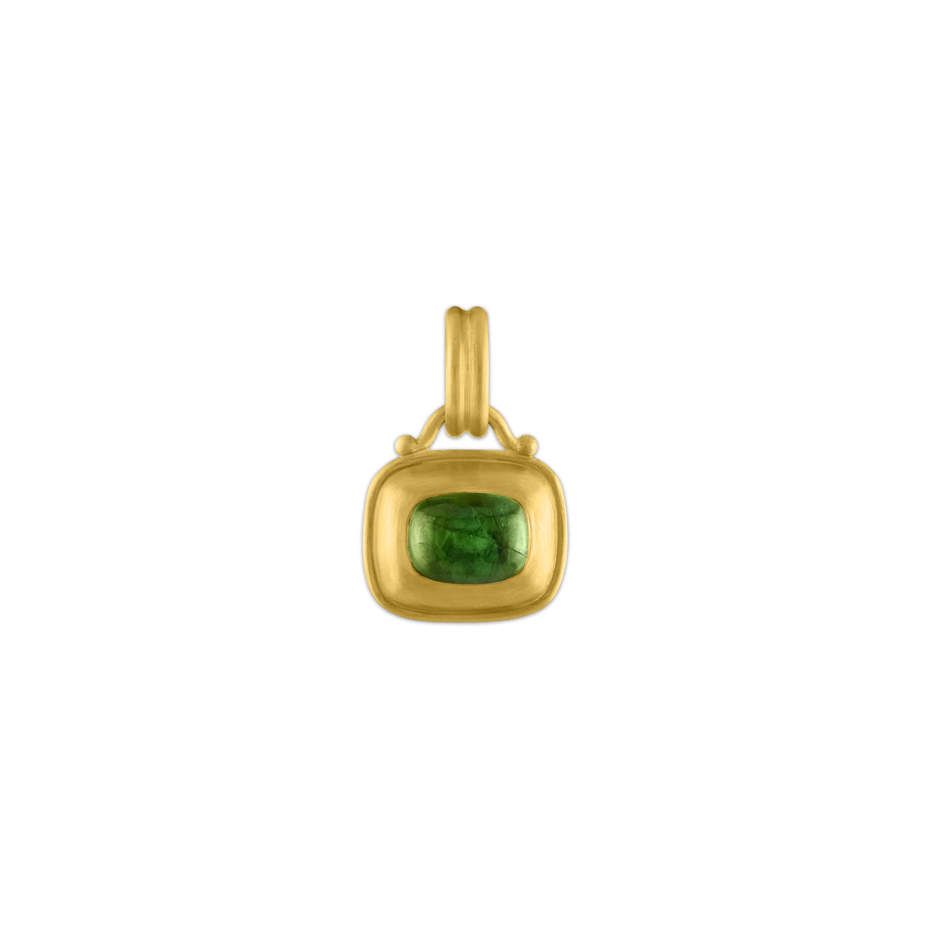 Green Tourmaline Capsa Pendant