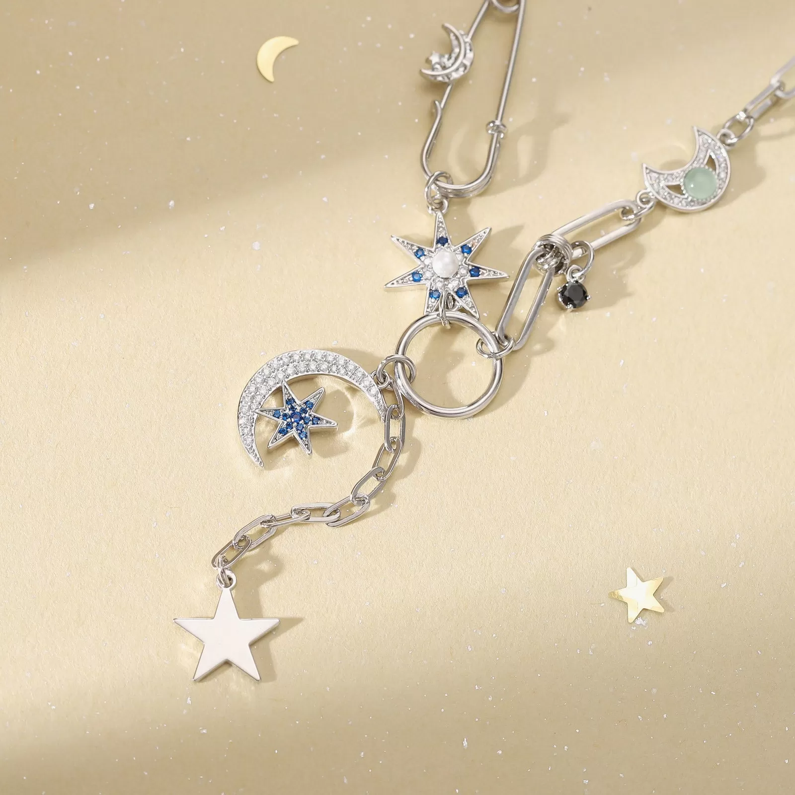 Guardian of the Stars and Moon Necklace