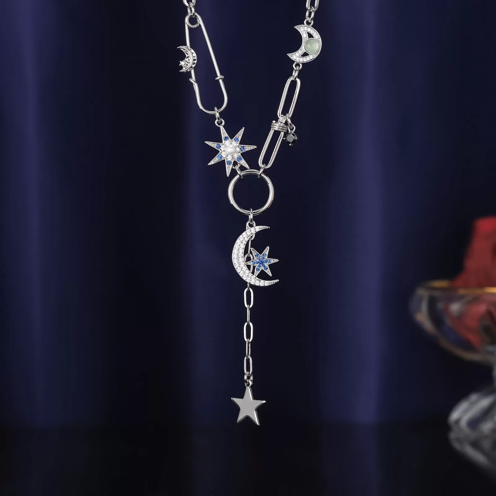 Guardian of the Stars and Moon Necklace