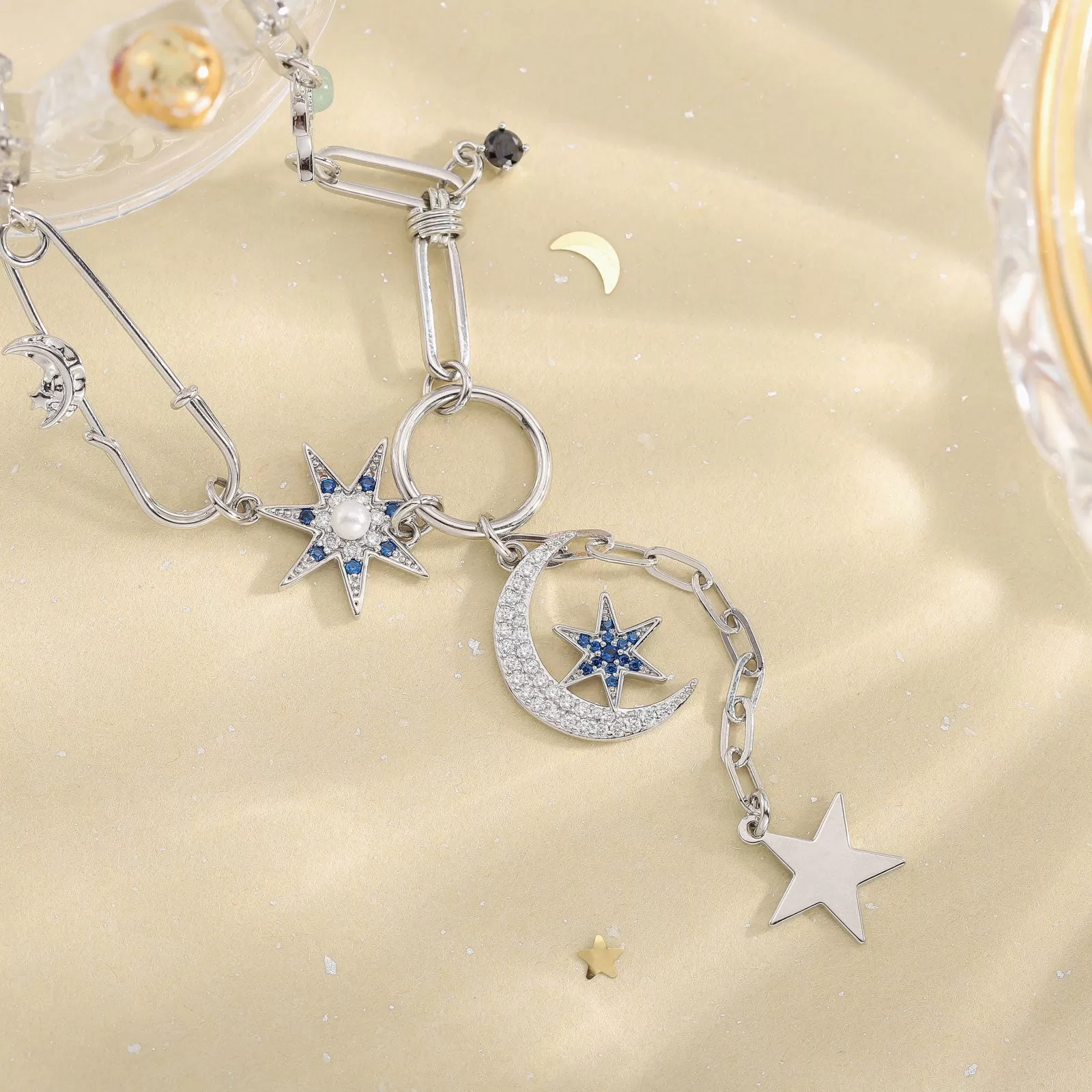 Guardian of the Stars and Moon Necklace