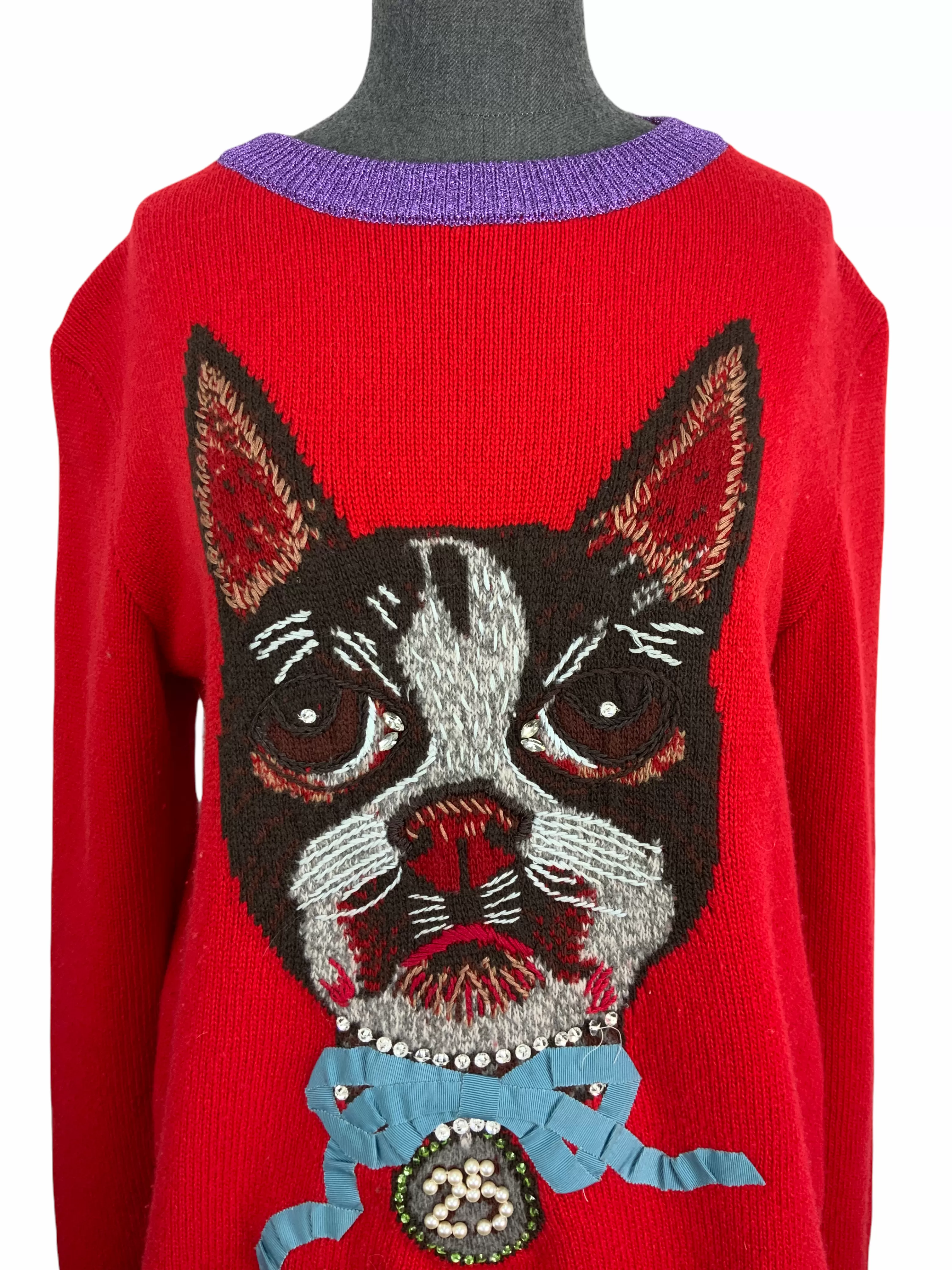 Gucci Year of the Dog Bosco Sweater Size S