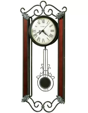 Howard Miller Carmen Pendulum Wall Clock - Wrought Iron - Decorative