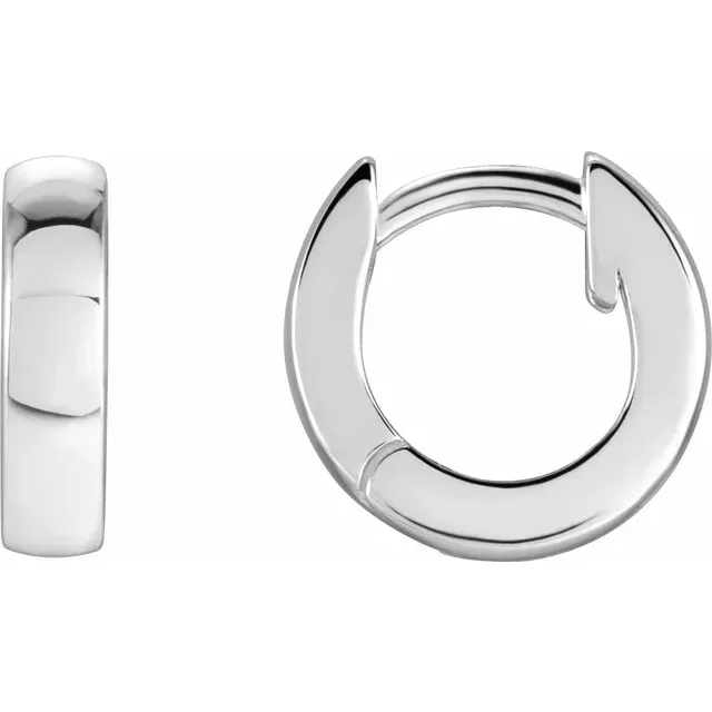 Huggie Hinged Hoop Earrings