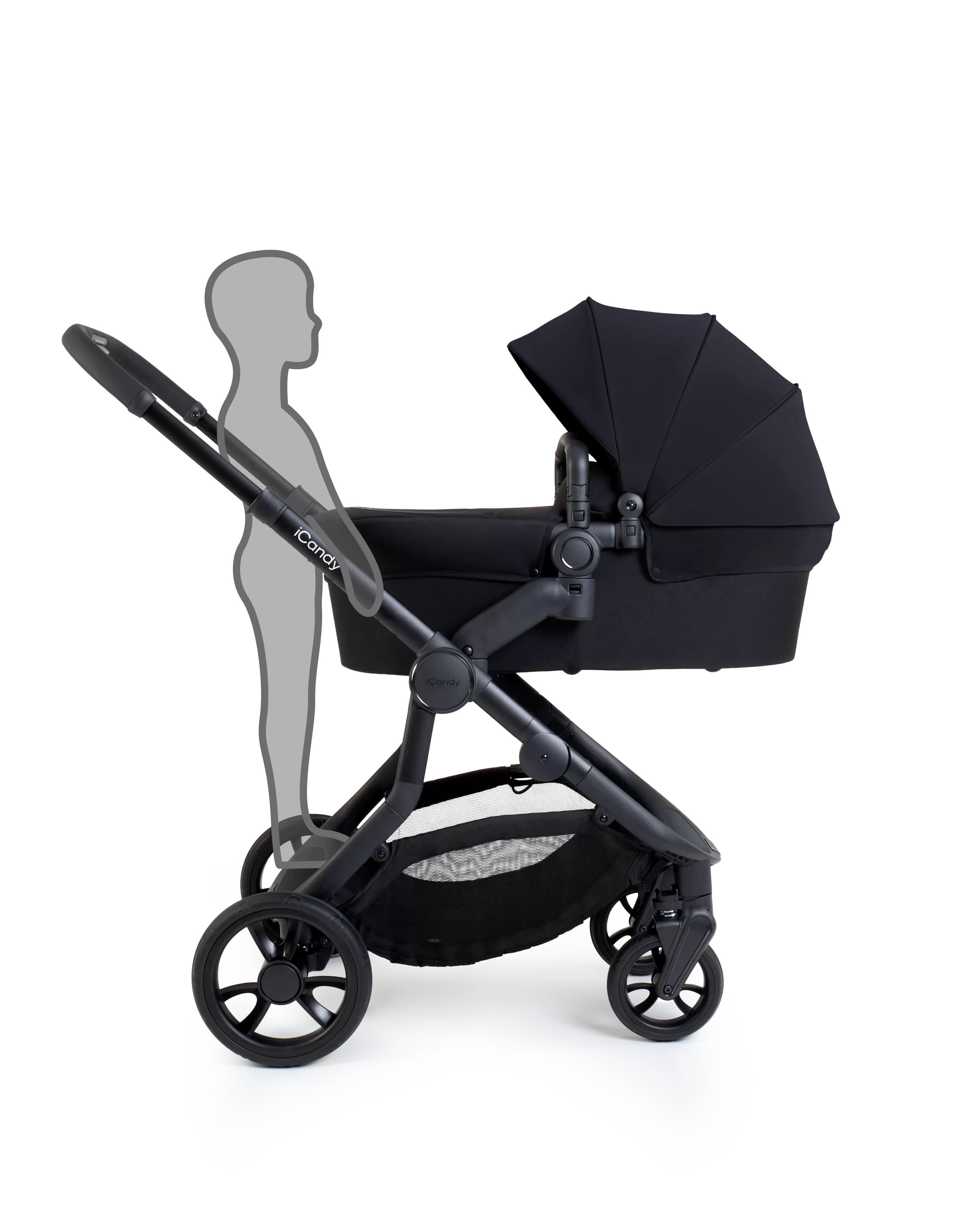 iCandy Orange 4 Pram and Pushchair - Black Edition