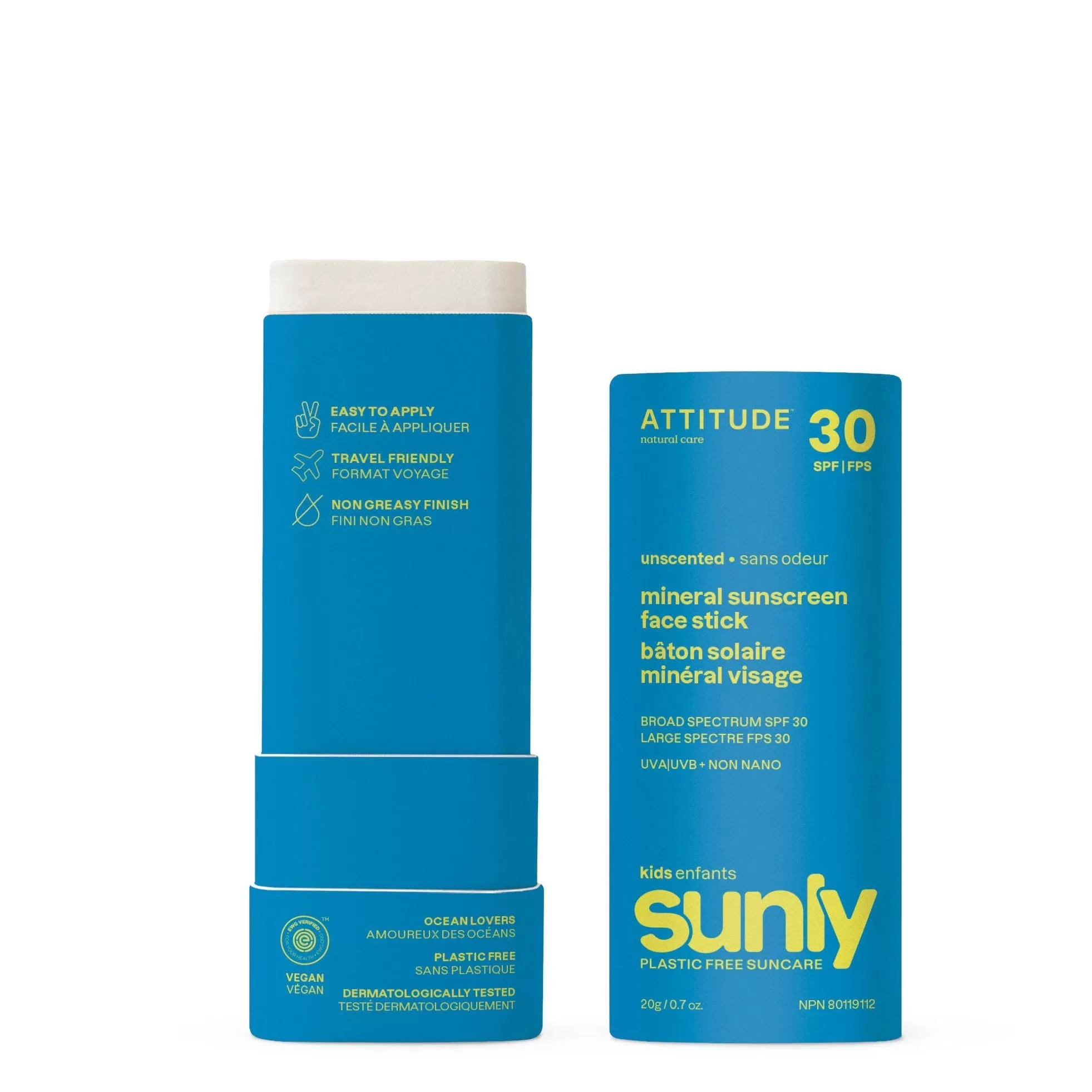 Kids Unscented SPF 30 Solid Sunscreen | Sunly