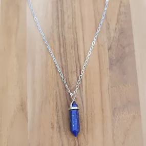 Lapis lazuli Pendant Chain Necklace