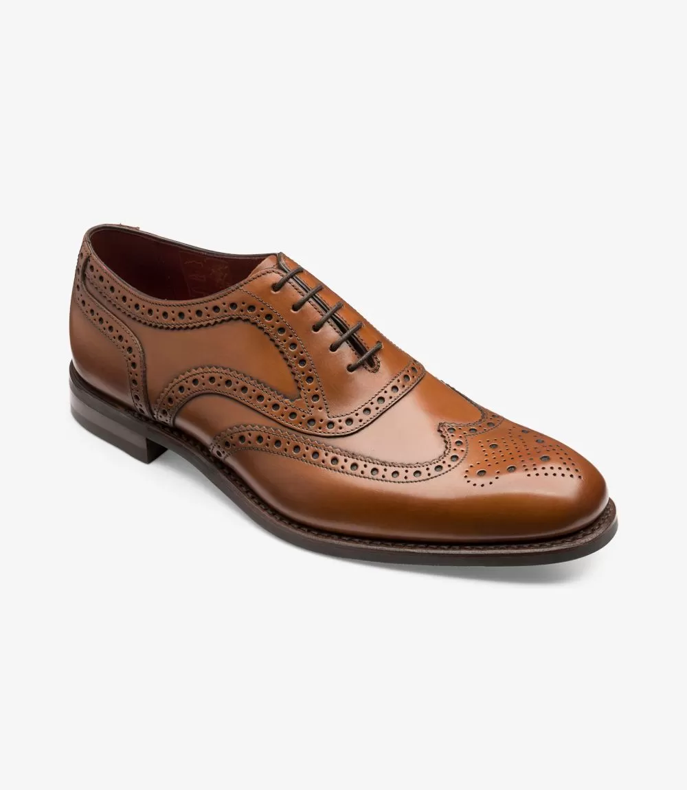 LOAKE - KERRIDGE Stylish Oxford Brogue - Cedar