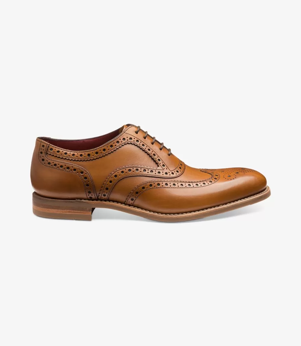 LOAKE - KERRIDGE Stylish Oxford Brogue - Tan