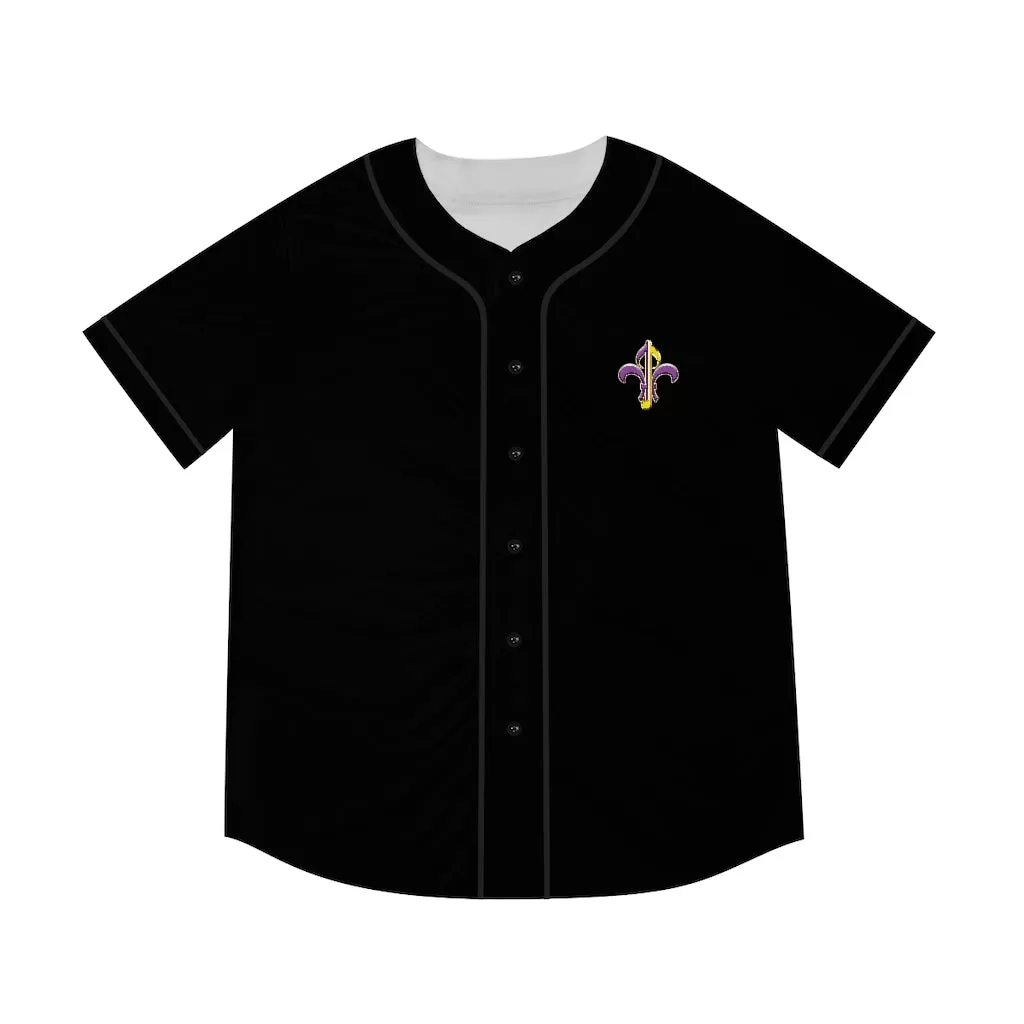 Louisiana Metal Men's Baseball Jersey