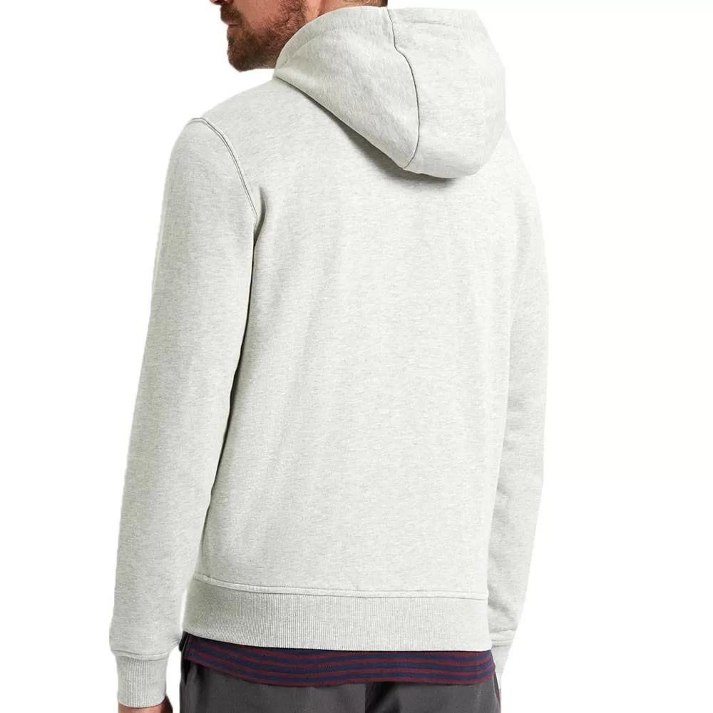 Lyle & Scott Zip-Through Hoodie - Light-Grey Marl