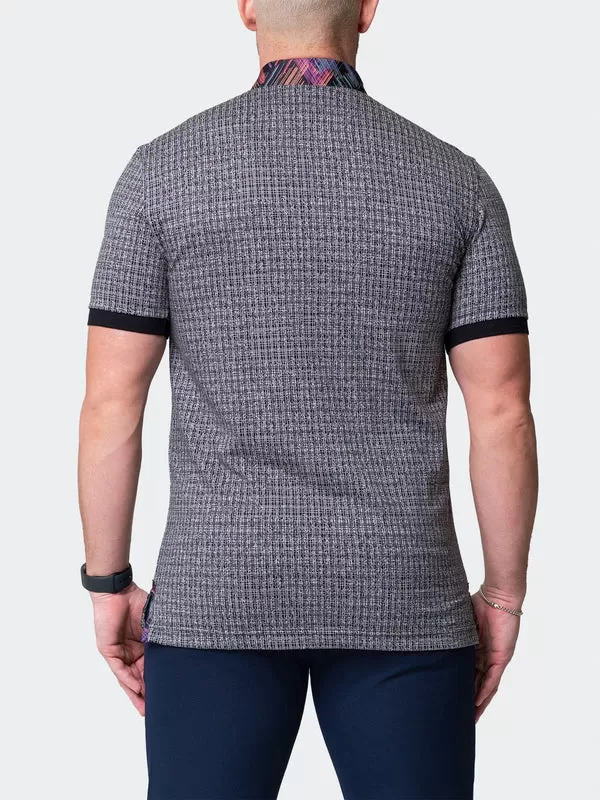 Maceoo Short-Sleeve Polos | Polo Mozartmaki Grey