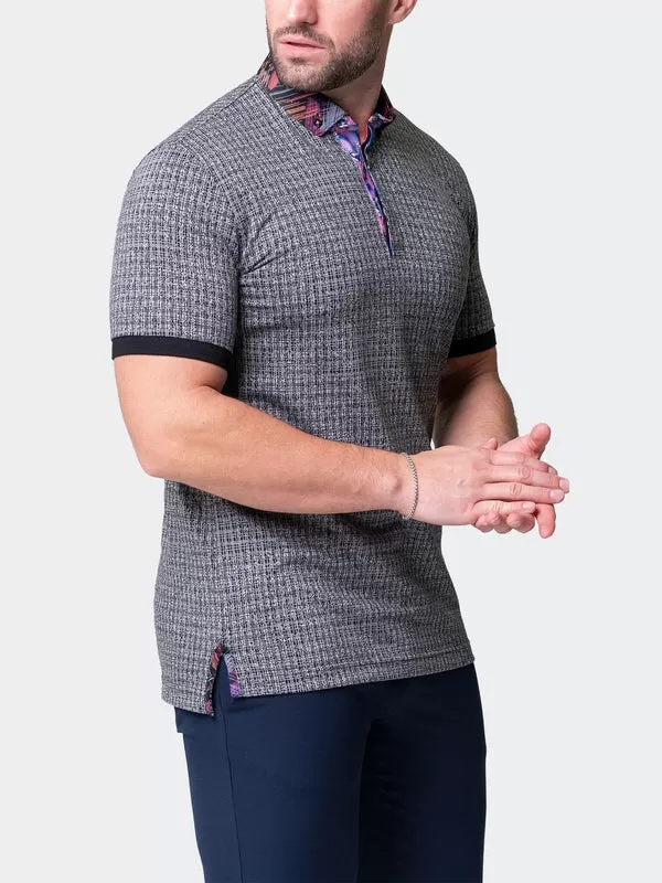 Maceoo Short-Sleeve Polos | Polo Mozartmaki Grey