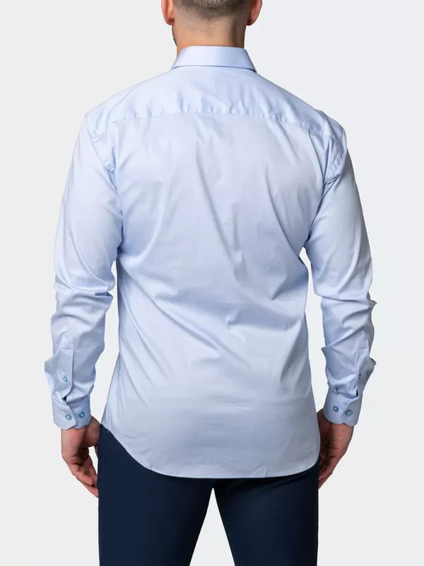 Maceoo Stretch Shirt | Fibonacci Sleeksky Blue