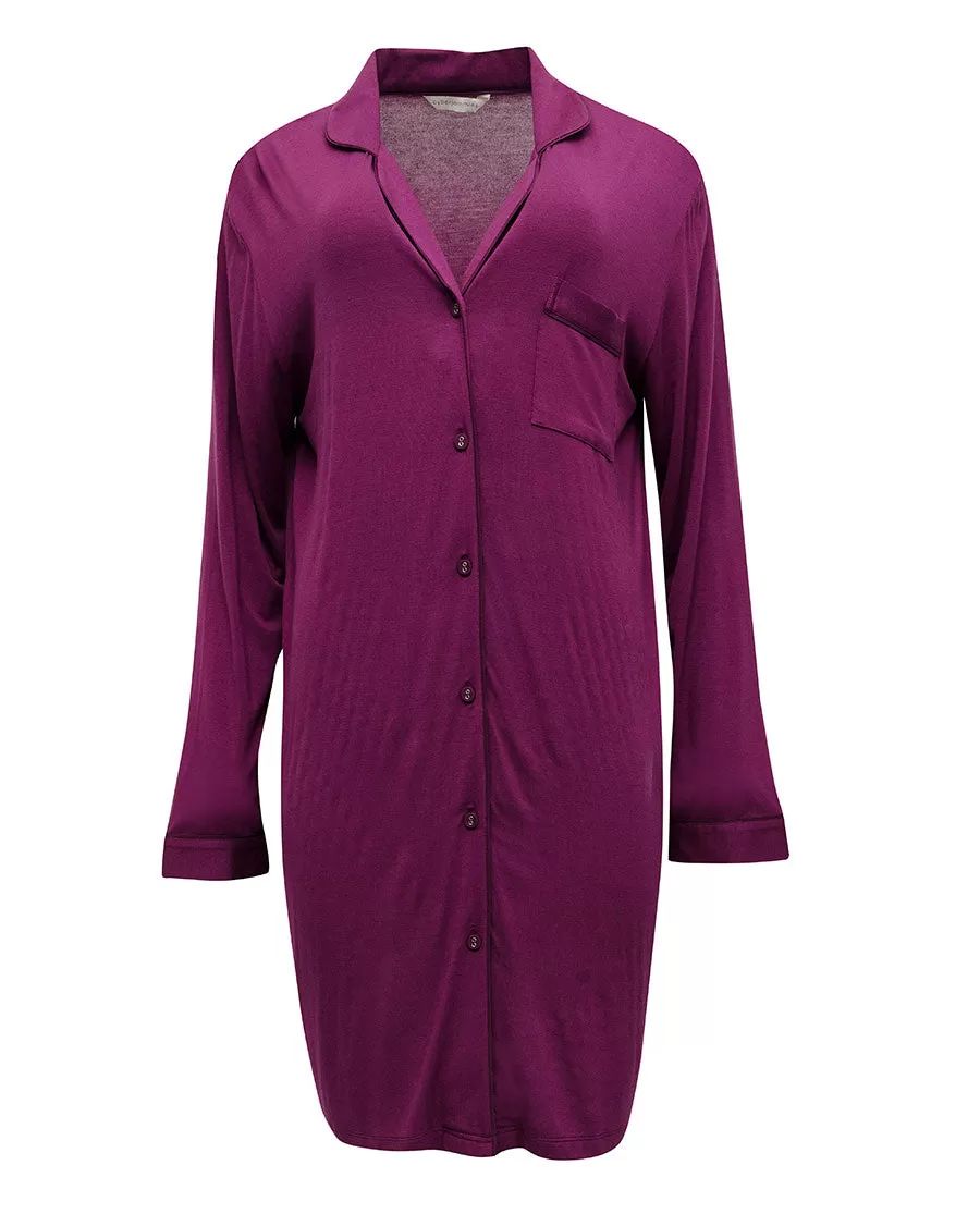 Magenta Revere Jersey Nightshirt