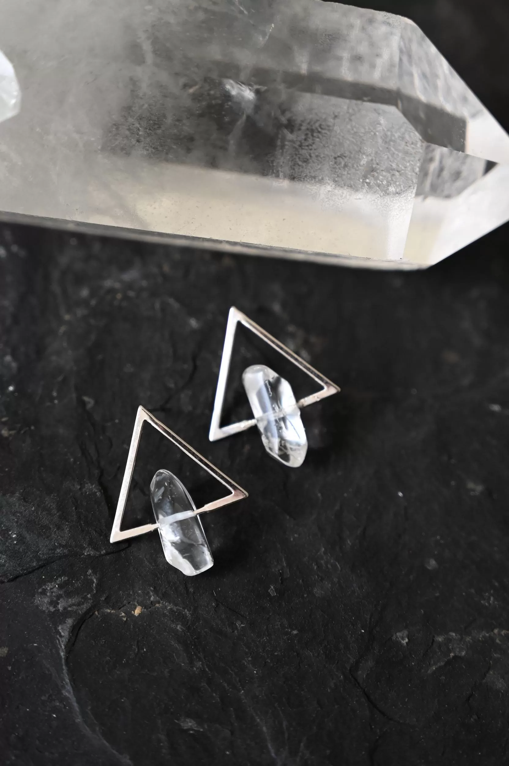 Manifestation Quartz Earrings