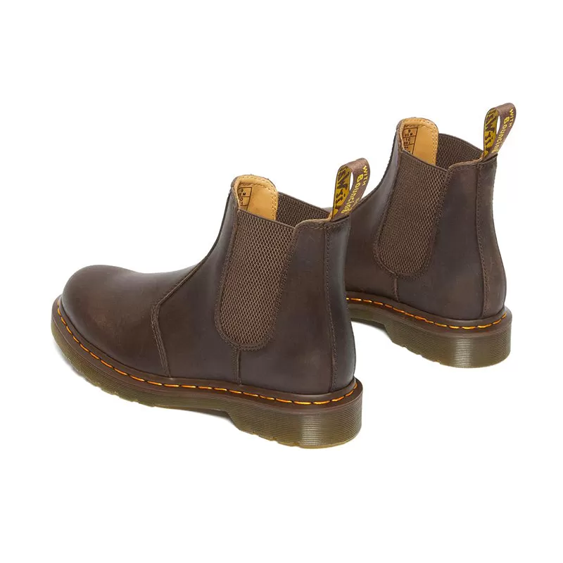 Men's 2976 Yellow Stitch Dark Brown Crazy Horse