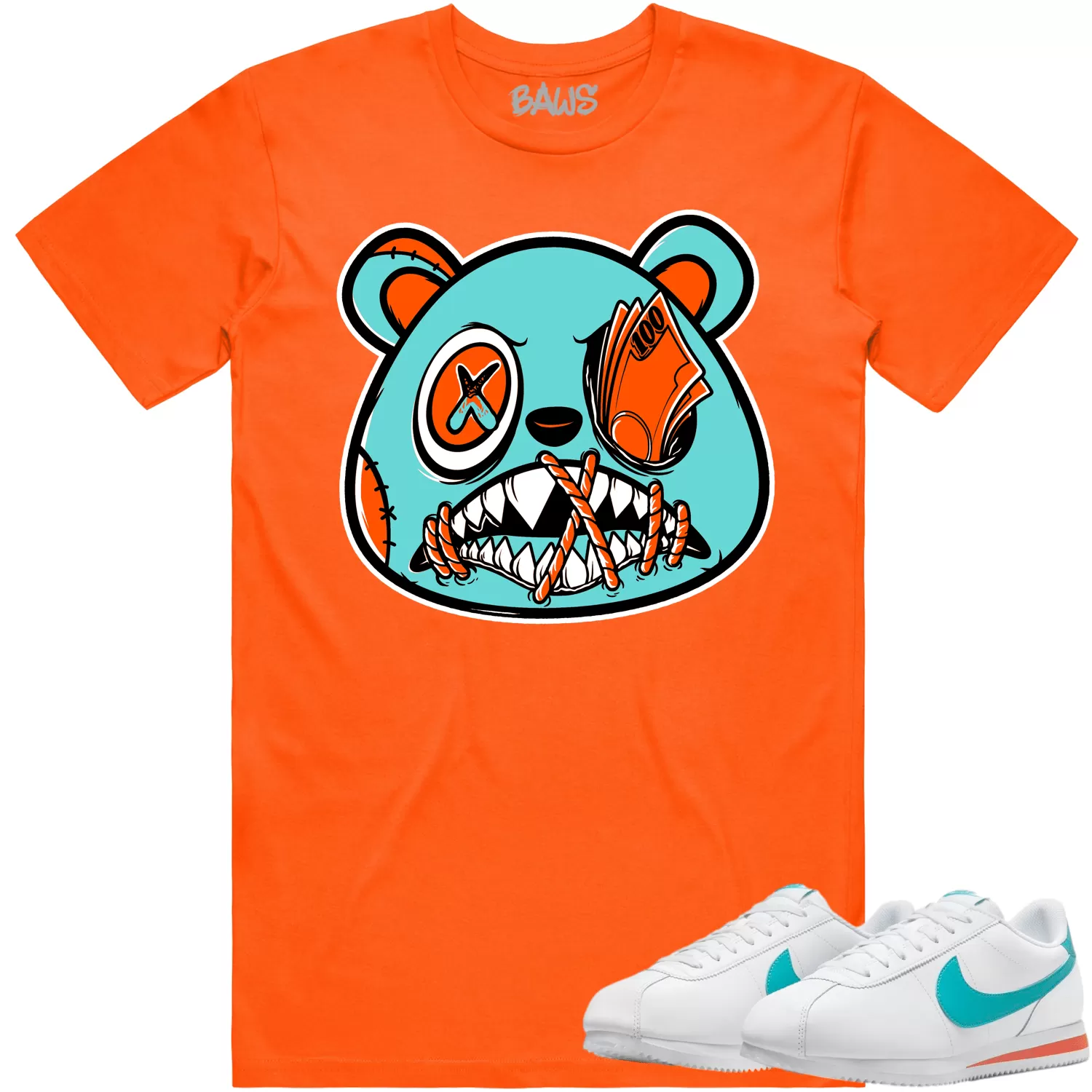 Miami Cortez Dolphins Shirt to Match - MIAMI MONEY TALKS BAWS