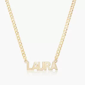 Mini Nameplate Necklace