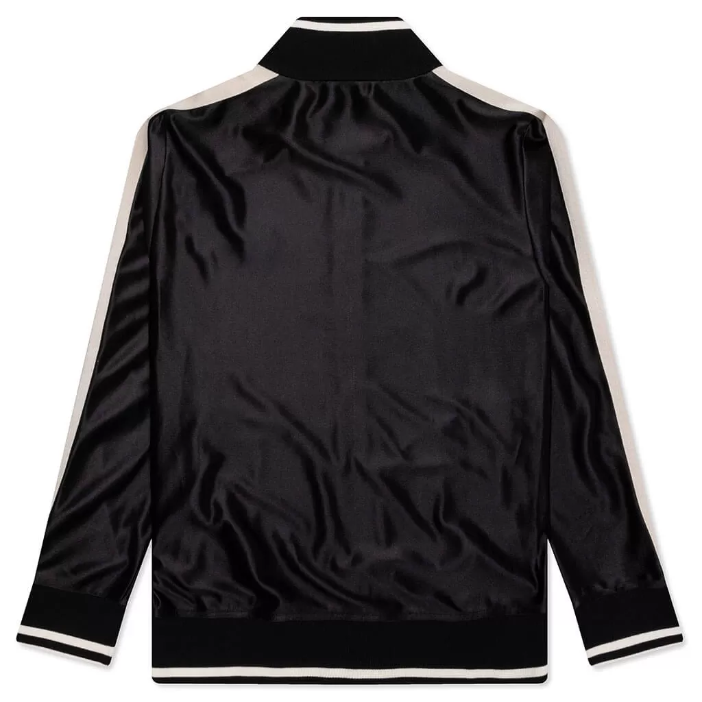 Moncler Genius x Palm Angels Shiny Zip-Up Sweatshirt - Black