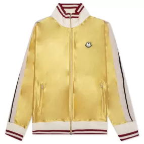 Moncler Genius x Palm Angels Shiny Zip-Up Sweatshirt - Yellow