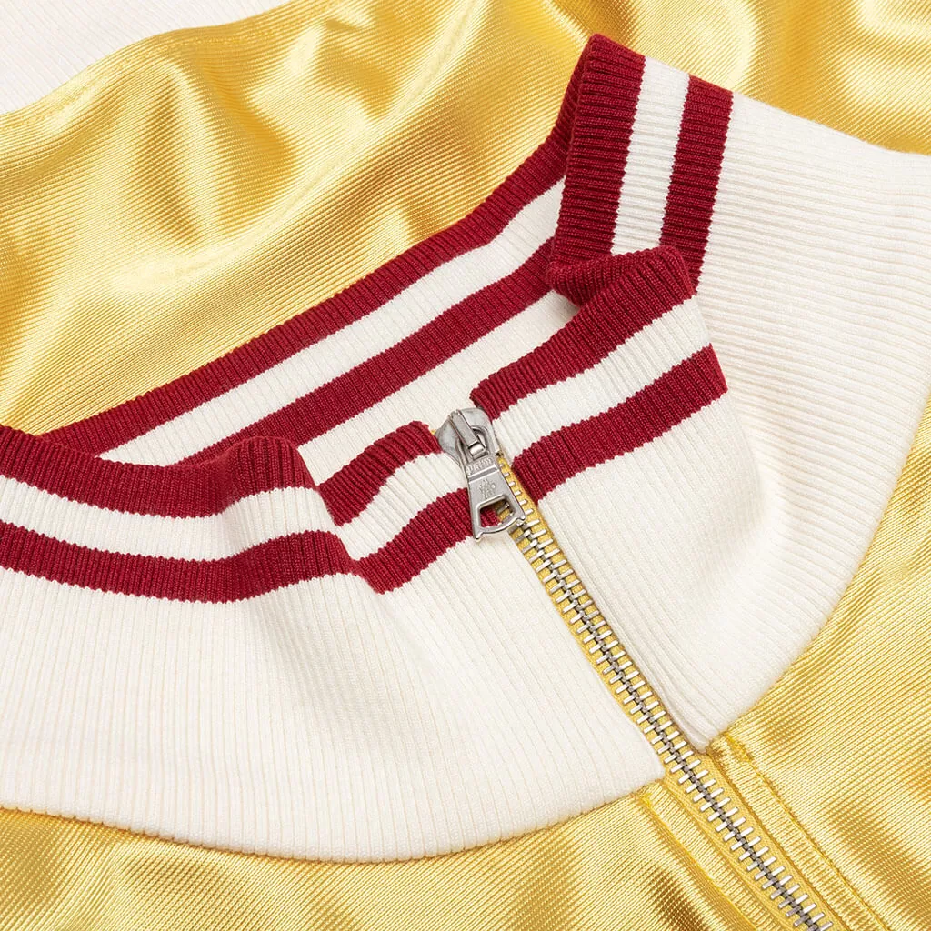 Moncler Genius x Palm Angels Shiny Zip-Up Sweatshirt - Yellow