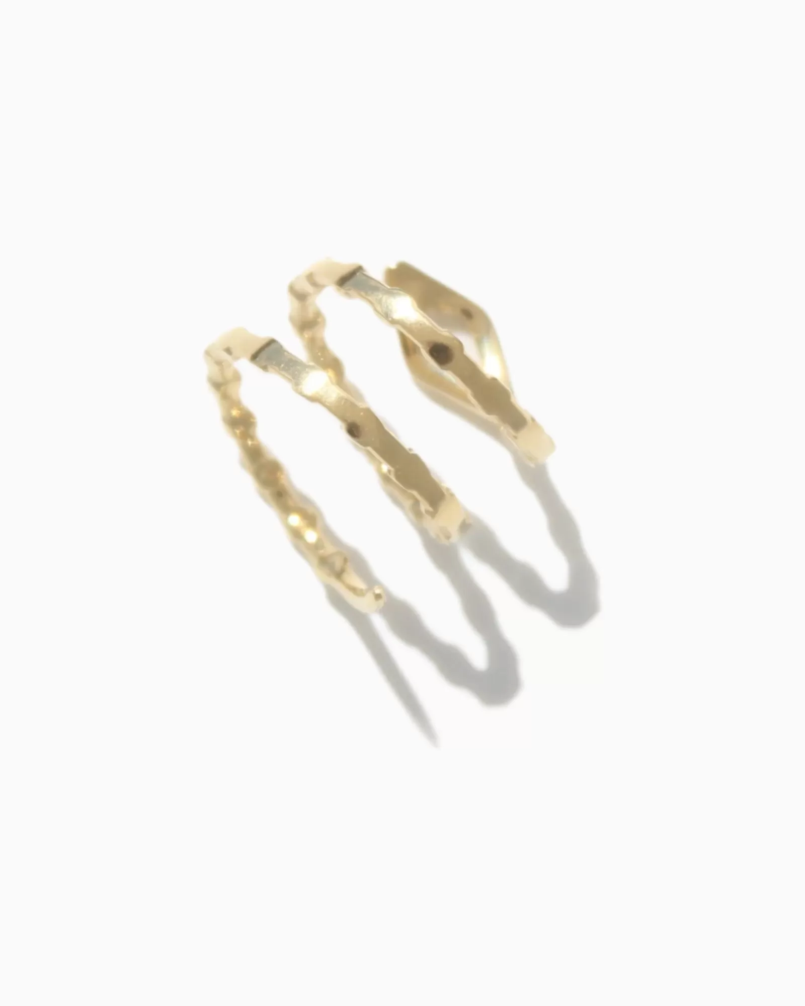 Naja triple gold ring #01