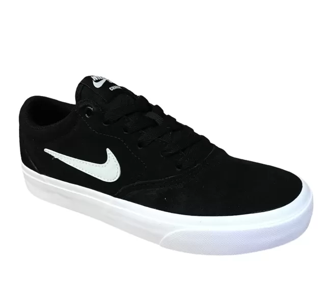 Nike SB Charge suede skateboard sneaker shoe for boys CT3112 002 black