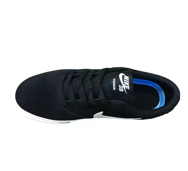 Nike SB Charge suede skateboard sneaker shoe for boys CT3112 002 black