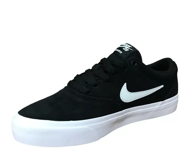 Nike SB Charge suede skateboard sneaker shoe for boys CT3112 002 black