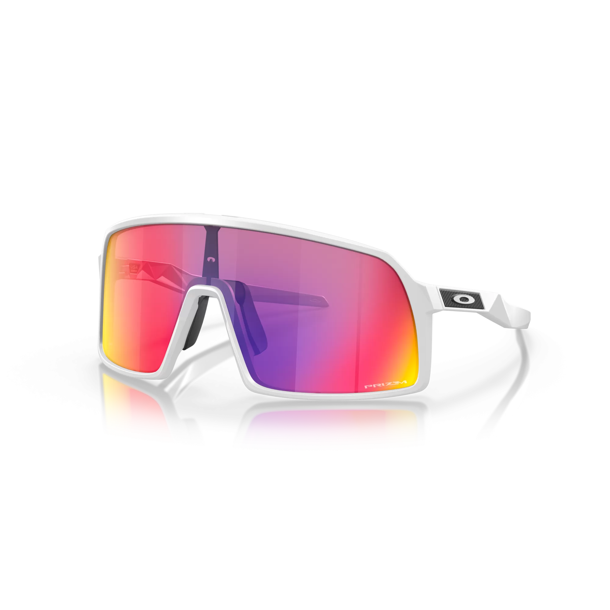 Oakley Sutro S Prizm Road Lenses Matte White Frame