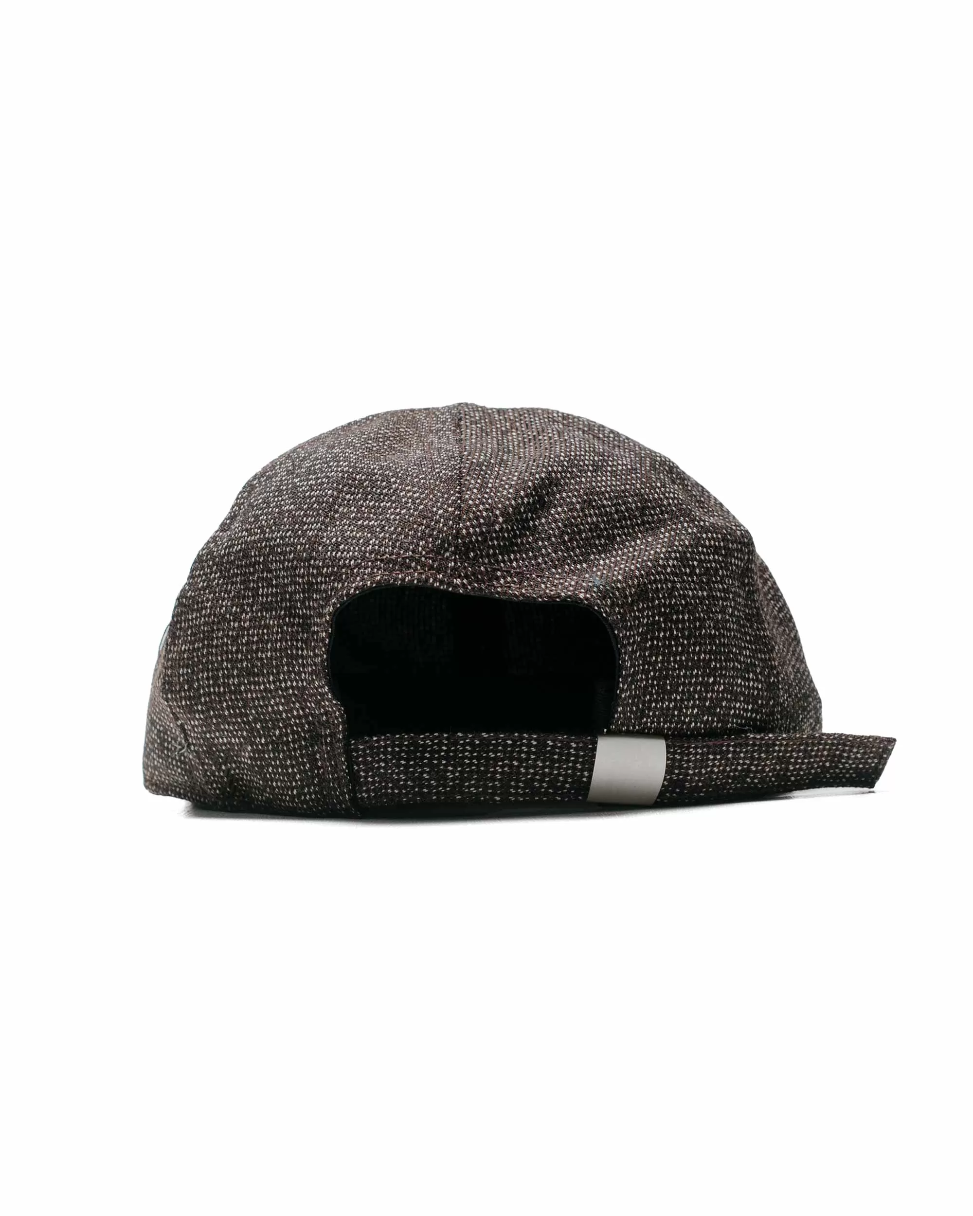 paa Floppy Ball Cap Brown Shetland Wool Space Tweed