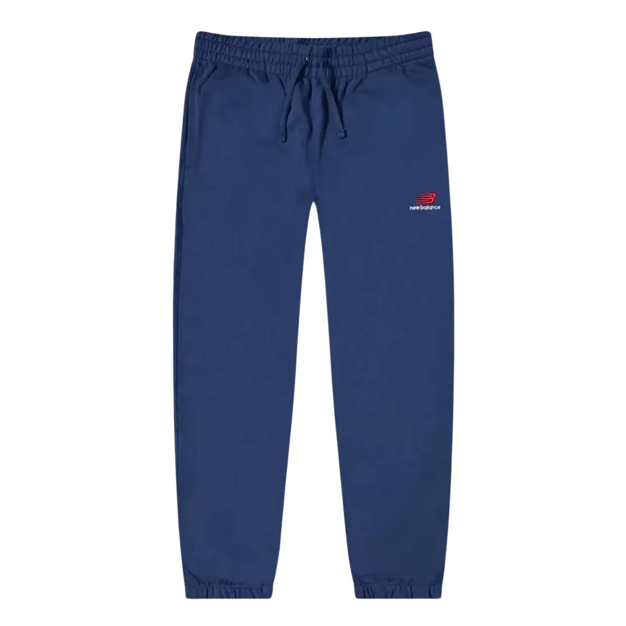 Pantaloni Tuta Uomo New Balance French Terry Blu