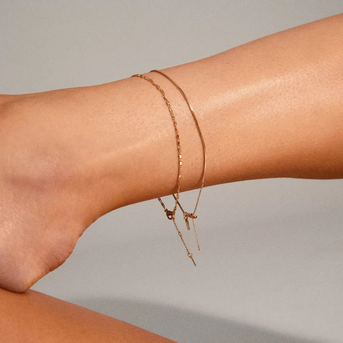 Parisa Gold Plated Ankle Chain