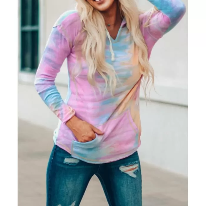 Pastel Tie Dye Hoodie