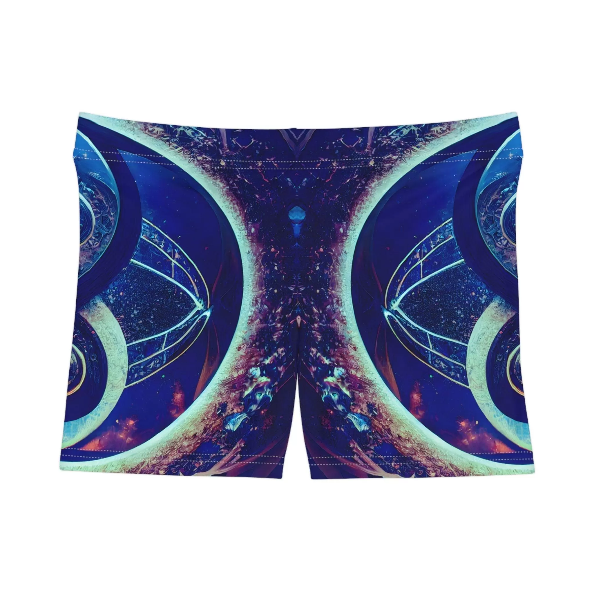 Perfect Balance of Order and Chaos - Infinity Sacred Geometry Women's Shorts (AOP) - Activewear