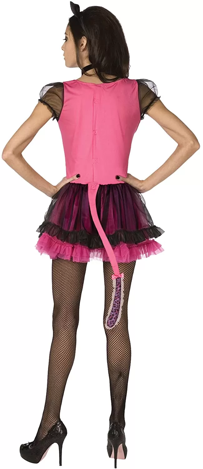 Pink Cat Womans Small (6-8) Dress Costume