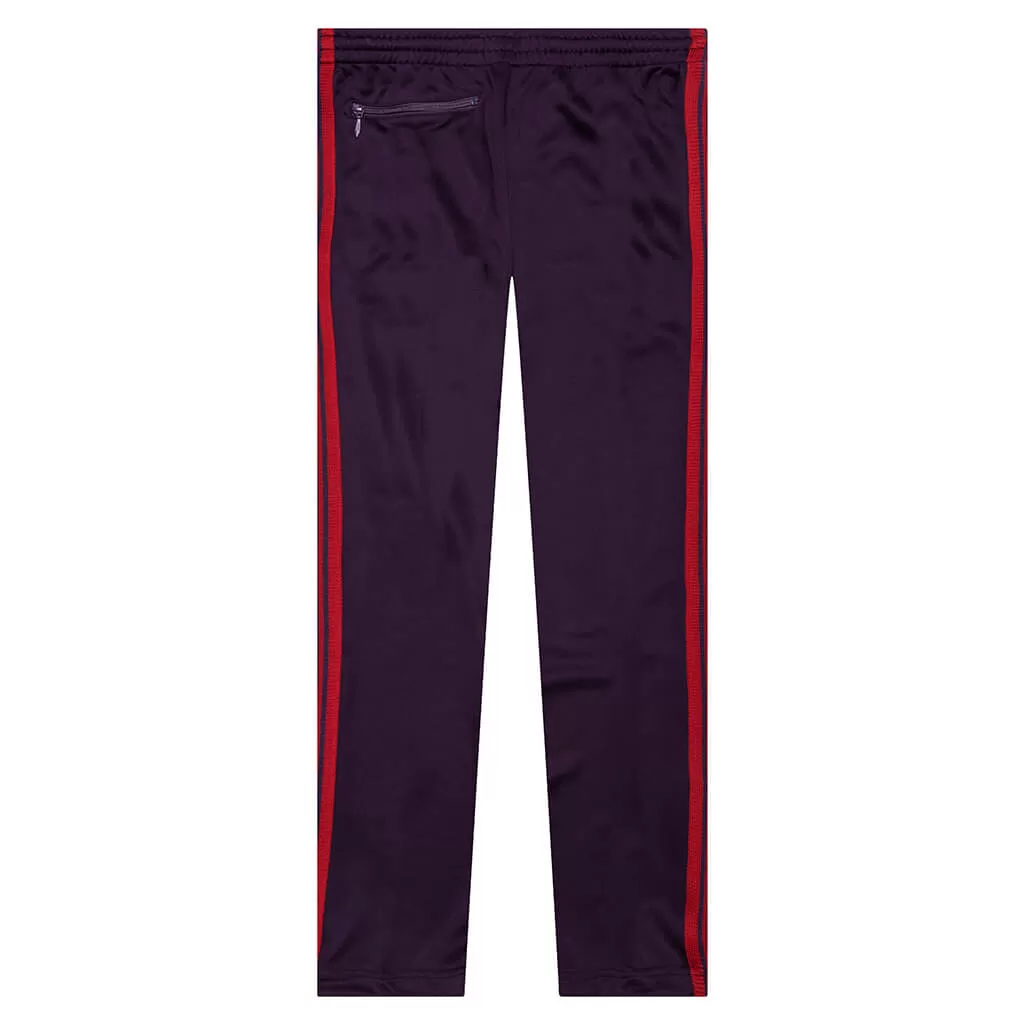 Poly Smooth Narrow Track Pant - Purple