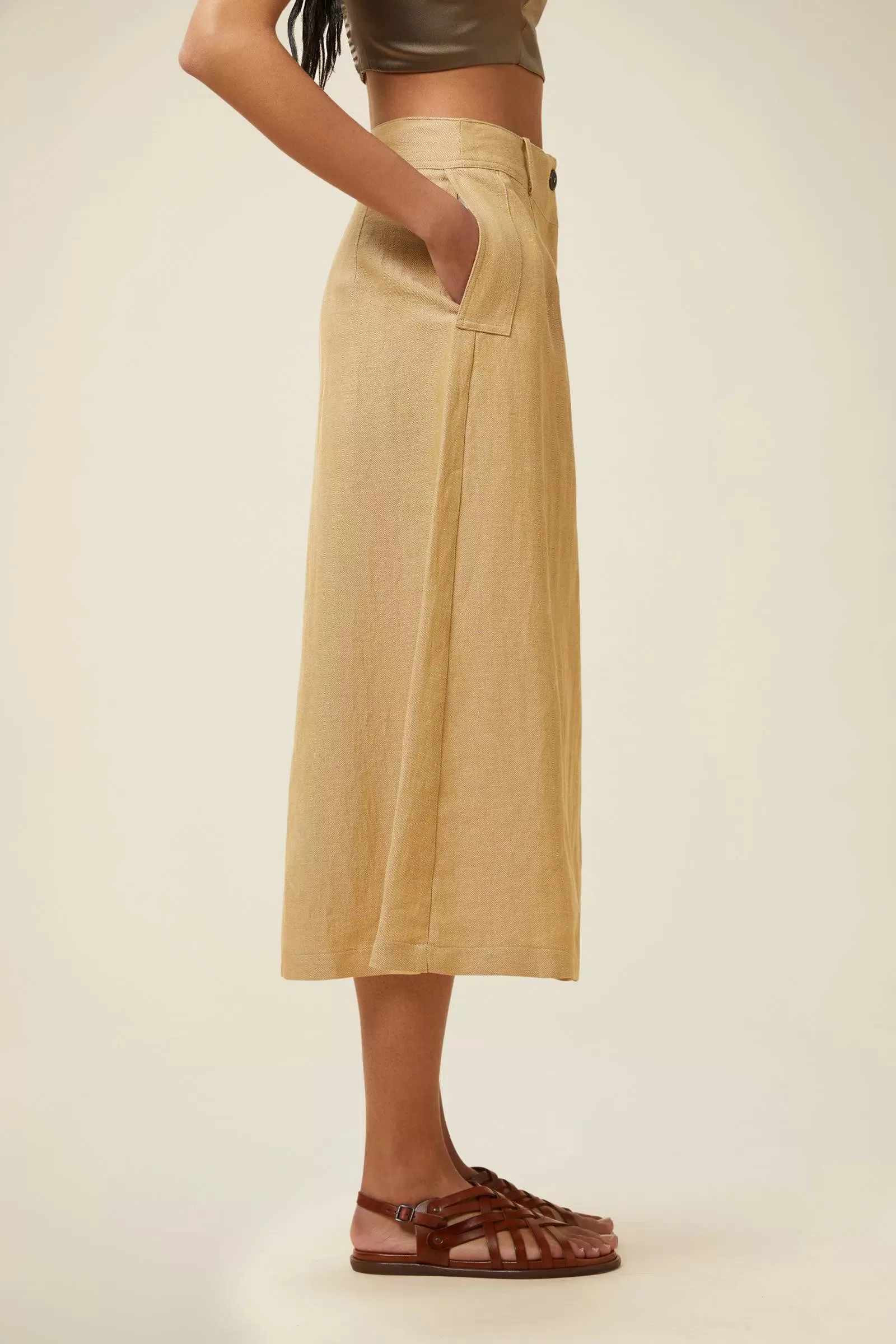 Pomandere :: Flared Midi Skirt