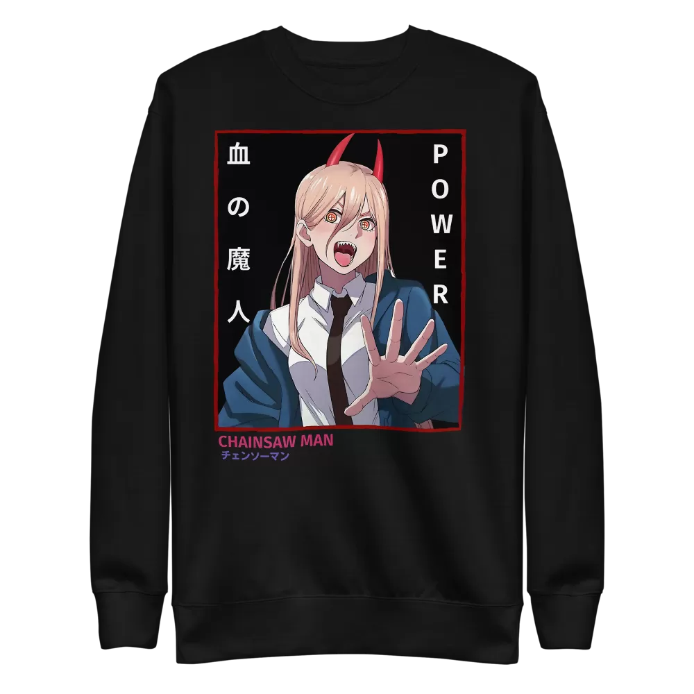 Power Crewneck Sweatshirt Chainsaw Man