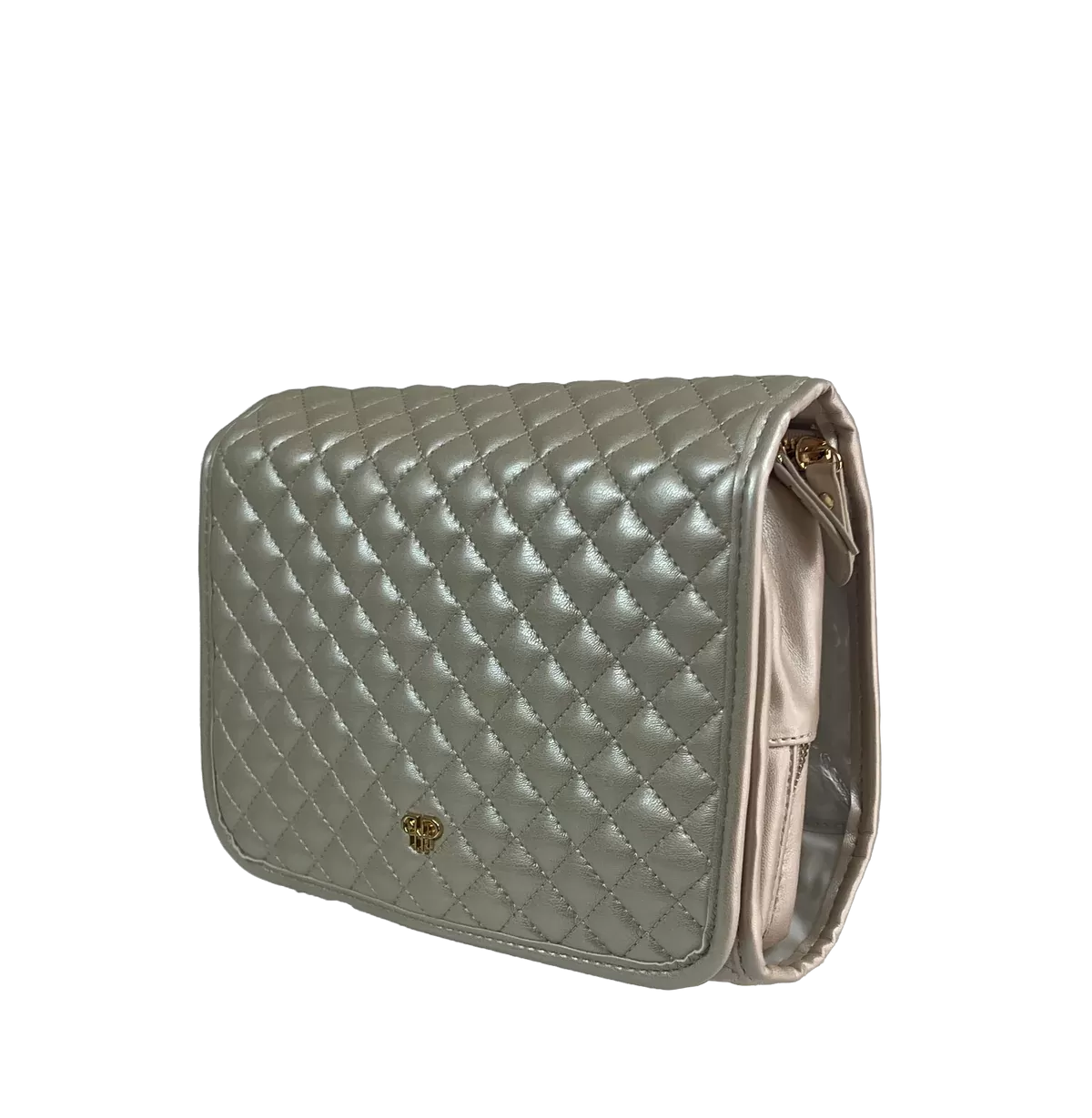 PurseN Getaway Toiletry Case - Pearl Quilted