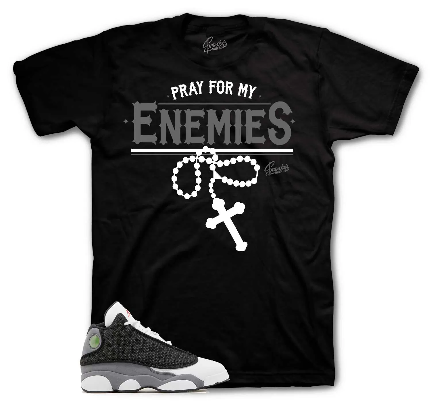 Retro 13 Black Flint Enemies Shirt