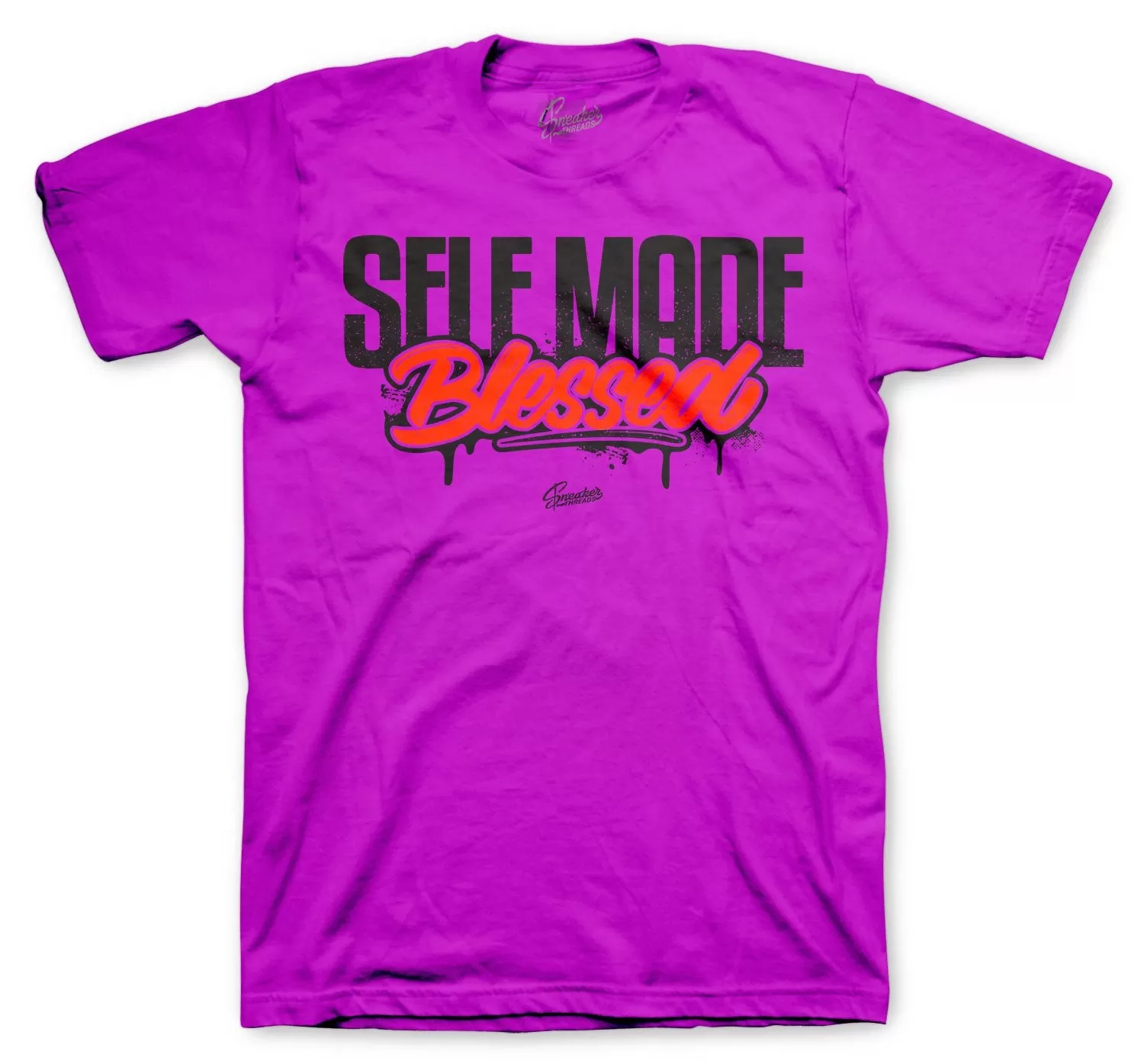 Retro 7 Black Gloss Shirt - Self Made - Berry