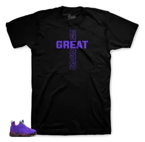 Retro 7 Low Concord Shirt - Greatness Cross - Black