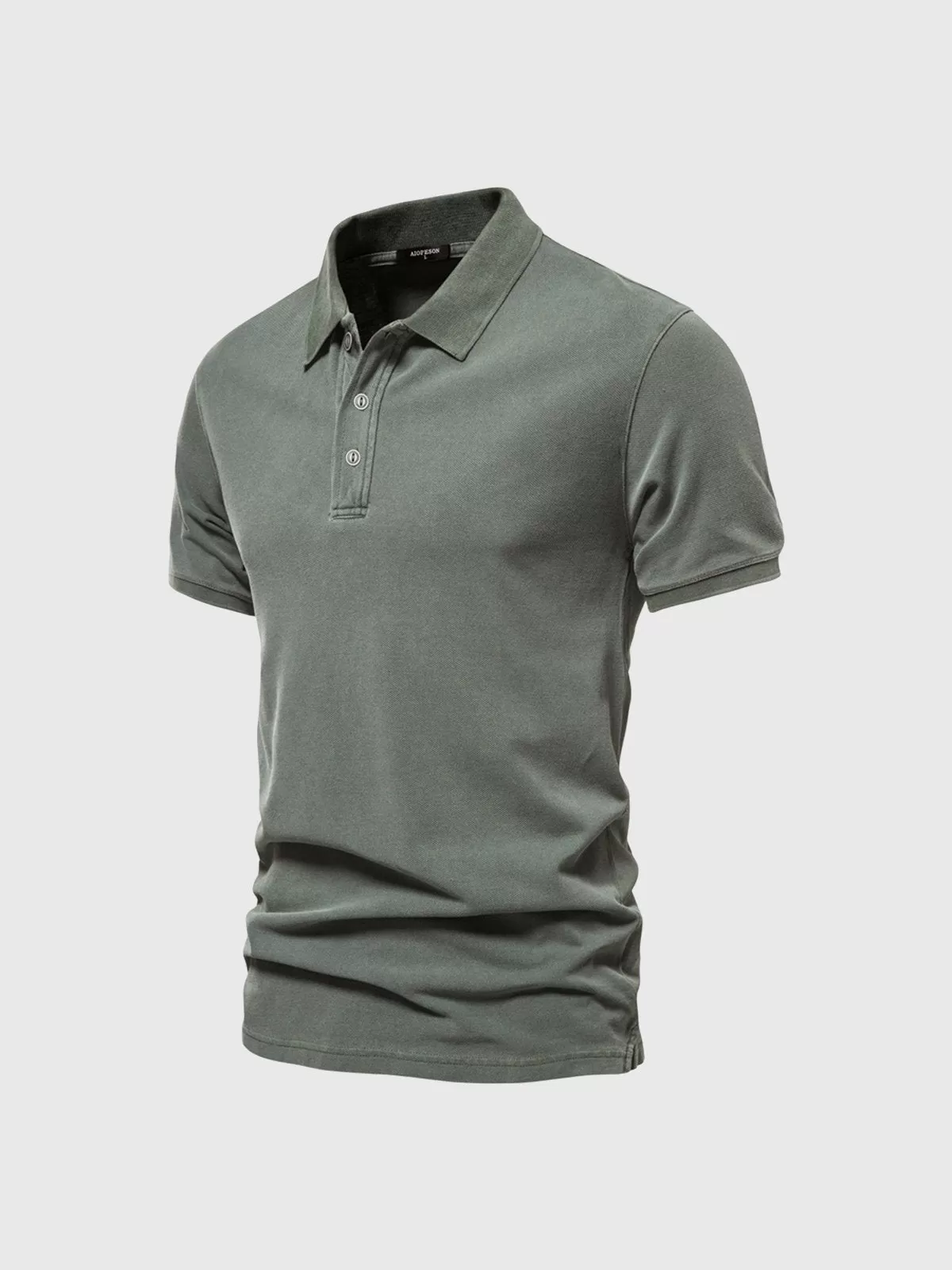 Retro-style Pigment Wash Polo