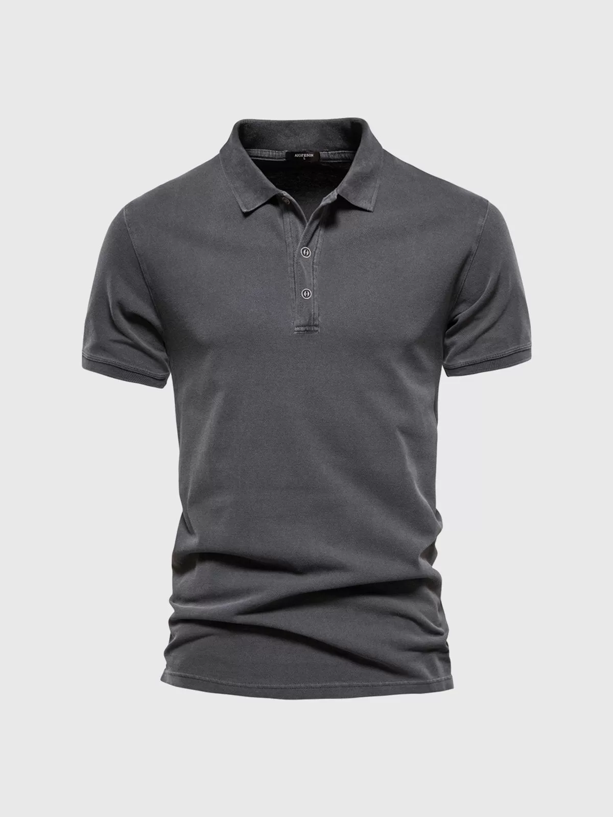 Retro-style Pigment Wash Polo