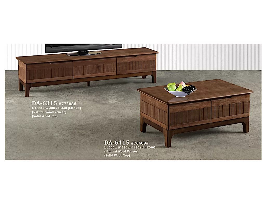 Riki Solid Wood Coffee Table (DA6415)