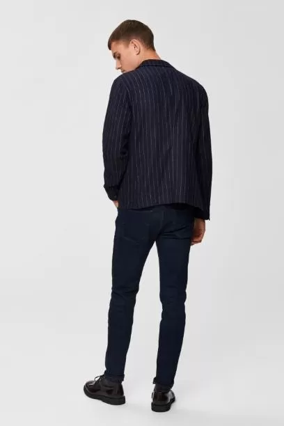 Selected Homme Super Stretch Slim Jeans - Dark Blue