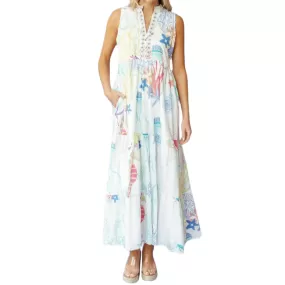 Sheridan French Tessa Dress - Under the Sea White