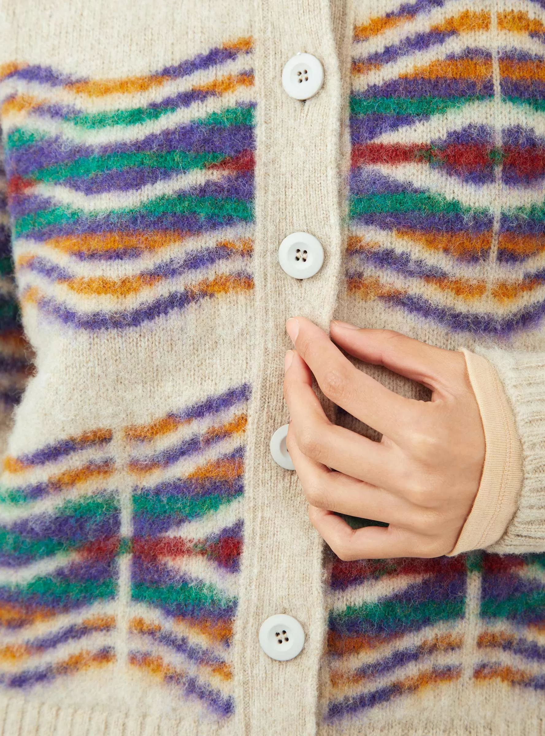 Sound Of Wonder Cardigan Beige